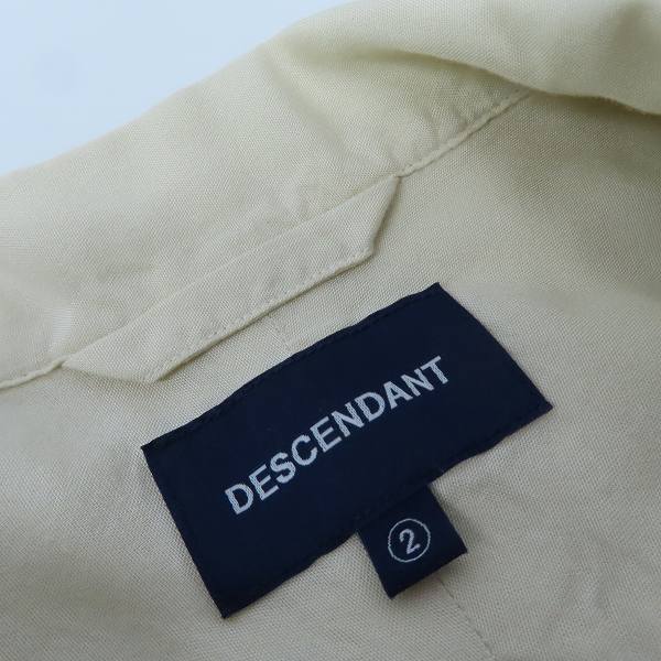 実際に弊社で買取させて頂いたDESCENDANT/ディセンダント PIER RAYON SS SHIRT ピアレーヨン SS シャツ/2の画像 2枚目