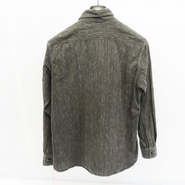 実際に弊社で買取させて頂いたSUGAR CANE/シュガーケーン ネルシャツ 長袖シャツ ブラック系/Mの画像 1枚目