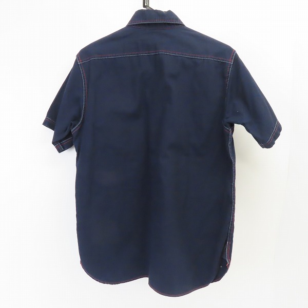 実際に弊社で買取させて頂いたSUGAR CANE/シュガーケーン チェック ワークシャツ 半袖シャツ SC35468/Mの画像 1枚目