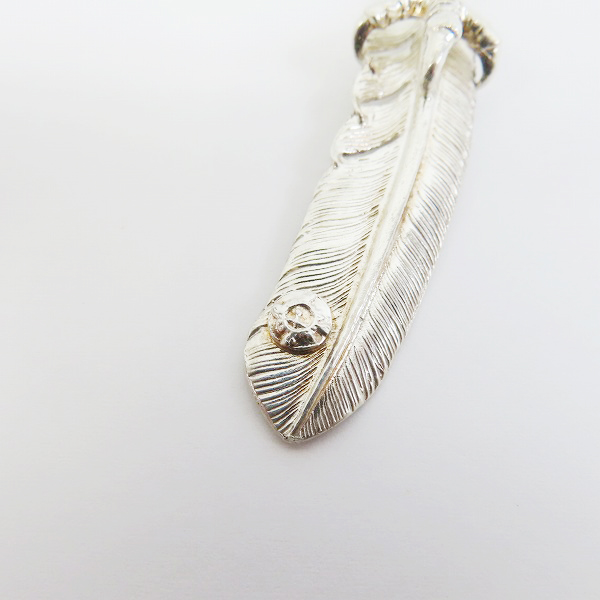 実際に弊社で買取させて頂いたFIRST ARROWS/ファーストアローズ イーグルグラブ付/銀爪 フェザー ペンダント トップ の画像 4枚目