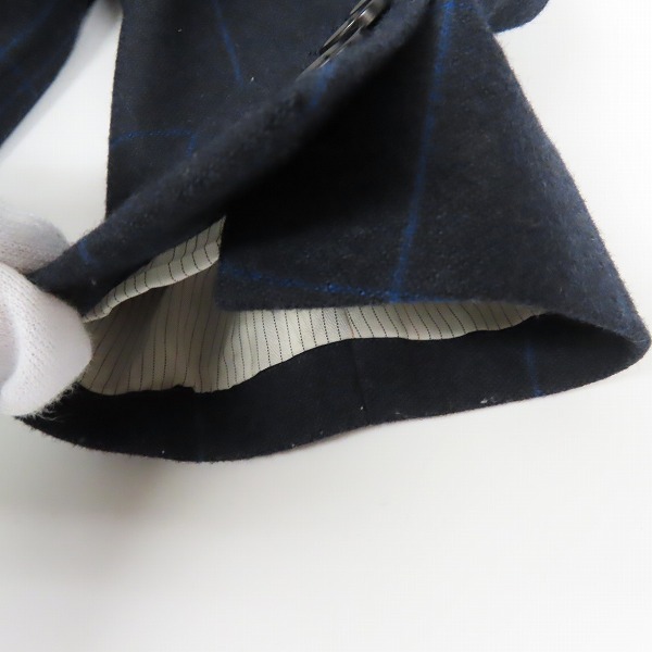 実際に弊社で買取させて頂いたPaul Smith LONDON/ポールスミス ロンドン チェック柄 2B スーツ/セットアップ ベスト付き Size：L/L2/88の画像 6枚目