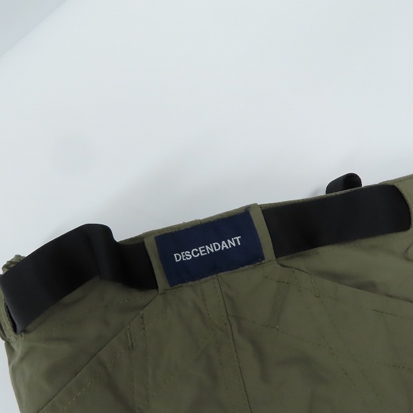 実際に弊社で買取させて頂いたDESCENDANT/ディセンダント ベルト付き ナイロン カーゴパンツ/2の画像 7枚目