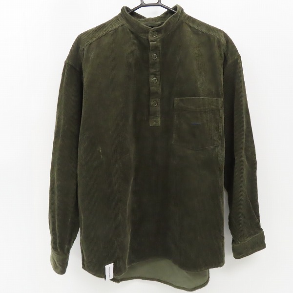 実際に弊社で買取させて頂いたDESCENDANT/ディセンダント TETTY CORDUROY SHIRT コーデュロイ スタンドカラー 202BRDS-SHM04/3