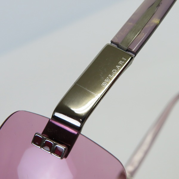 実際に弊社で買取させて頂いたBVLGARI/ブルガリ リムレス サングラスの画像 8枚目