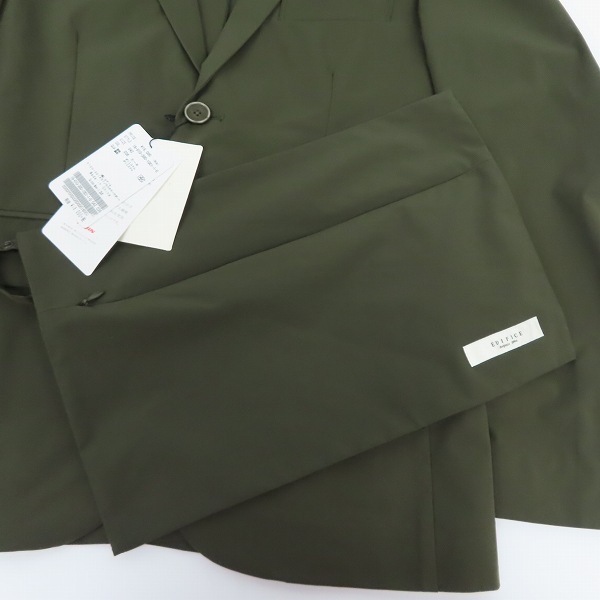 実際に弊社で買取させて頂いた【未使用】EDIFICE/エディフィス SOLOTEX ストレッチテーラードジャケット 18-010-300-1001-1-0/42の画像 6枚目