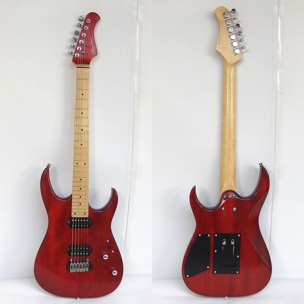 実際に弊社で買取させて頂いた★Bacchus/バッカス GRACE FT/M RED/OIL エレキギター コイルタップ搭載 ソフトケース付の画像 2枚目