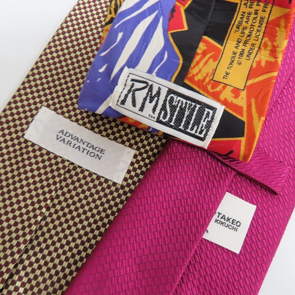 実際に弊社で買取させて頂いた【おまとめ7点】ブルックスブラザーズ/タケオキクチ/バーバリー他 斜めストライプ/チェック柄等 ネクタイの画像 4枚目