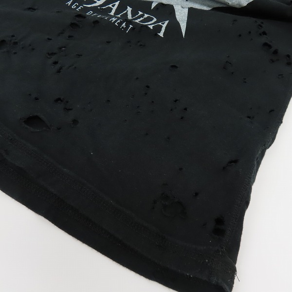 実際に弊社で買取させて頂いたMOONAGE DEVILMENT×PROPA9ANDA/ムーンエイジデビルメント×プロパガンダ コラボ ダメージ加工カットソー/44の画像 8枚目