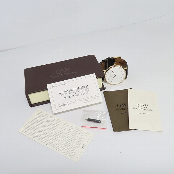 実際に弊社で買取させて頂いたDaniel Wellington/ダニエルウェリントン  クォーツ腕時計 B40R9【動作未確認】の画像 7枚目