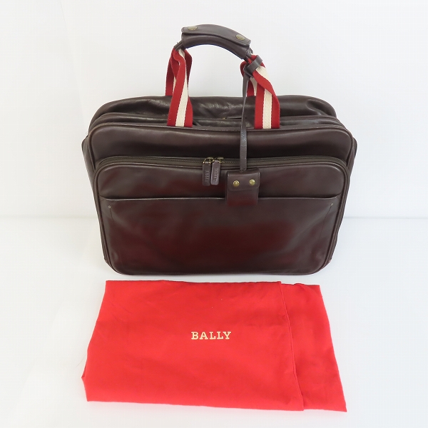 実際に弊社で買取させて頂いたBALLY/バリー レザー キャリーバッグ/ビジネスバッグの画像 9枚目