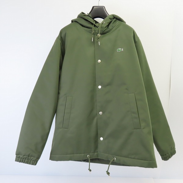 実際に弊社で買取させて頂いたLACOSTE/ラコステ 中綿フードコーチジャケット BH064EL/M