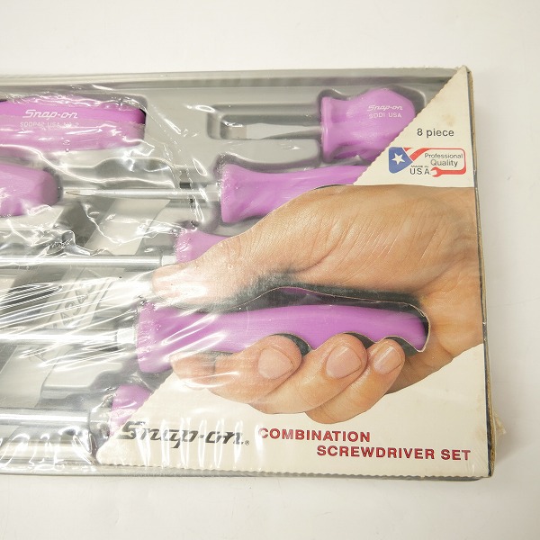 実際に弊社で買取させて頂いたSnap-on/スナップオン コンビネーション スクリュードライバー セット SDDX80VXX/8Pieceの画像 2枚目