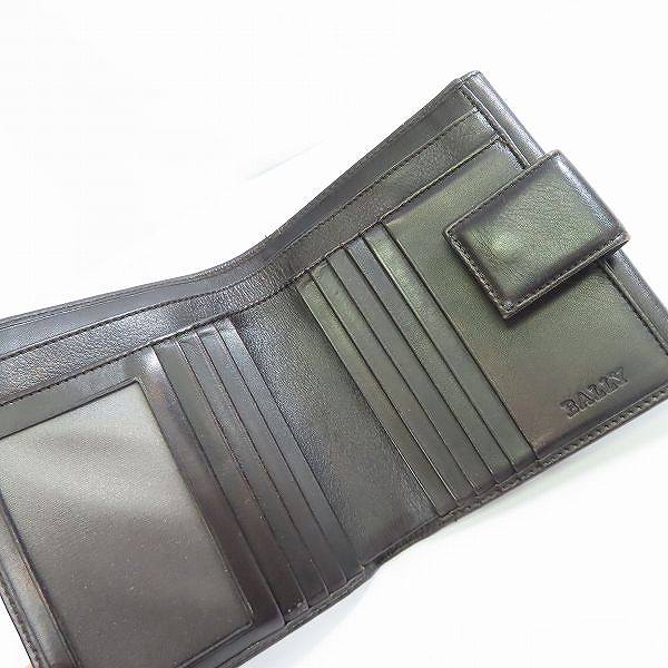 実際に弊社で買取させて頂いたBALLY/バリー Bロゴ 二つ折り/フラップ 財布/ウォレット 2点セットの画像 5枚目