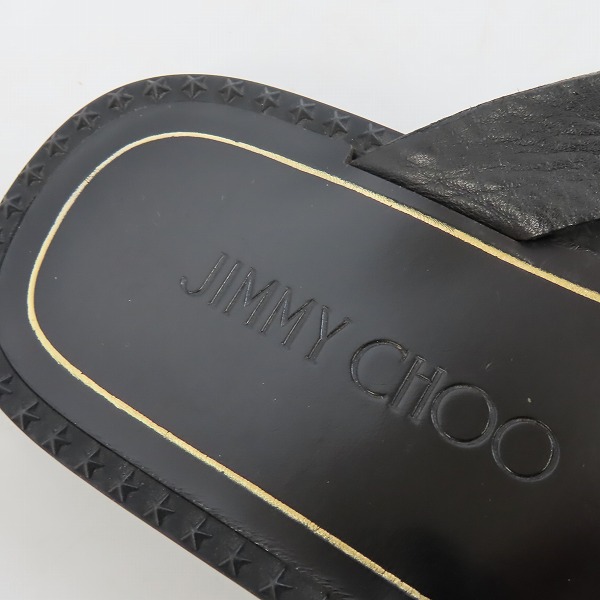 実際に弊社で買取させて頂いたJIMMY CHOO/ジミーチュウ スター/星 サンダル 43の画像 4枚目