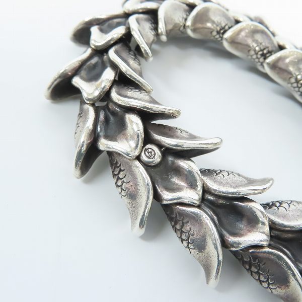 実際に弊社で買取させて頂いた【ギャラ付】Bloody Mary/ブラッディマリー Mermaid fin/マーメイドフィン ブレスレット L 20cmの画像 3枚目