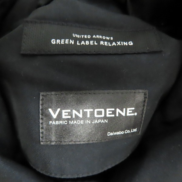 実際に弊社で買取させて頂いたUNITED ARROWS/ユナイテッドアローズ VENTOENE/ベントーネ フード付きステンカラーコート 3225-126-3057/Lの画像 2枚目
