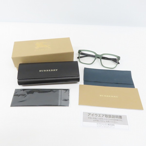 実際に弊社で買取させて頂いたBURBERRY/バーバリー メガネフレーム 2262-F 3700の画像 9枚目