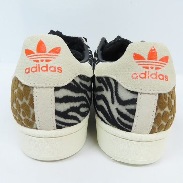 実際に弊社で買取させて頂いたadidas×atmos/アディダス×アトモス SUPERSTAR CRAZY ANIMAL PACK シューズ/スニーカー FY5232/26.5の画像 1枚目