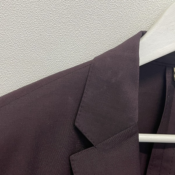 実際に弊社で買取させて頂いた【未使用】BURBERRY LONDON ENGLAND/バーバリー 2ボタン テーラードジャケット/パンツ セットアップ/50の画像 6枚目