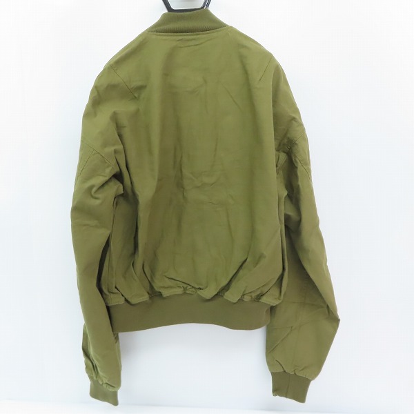 実際に弊社で買取させて頂いた【未使用】Moonage Devilment/ムーンエイジデビルメント OW MA-1 FLIGHT JACKET/フライトジャケット MJK-0220/46の画像 1枚目