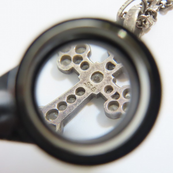 実際に弊社で買取させて頂いたLoree Rodkin/ローリーロドキン ゴシッククロス ネックレス/ペンダント ストーン入りチャーム クロスモチーフチェーン セットの画像 6枚目