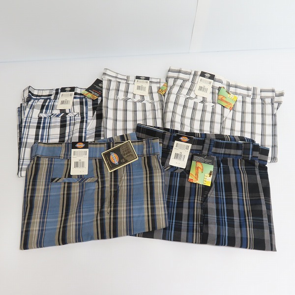 実際に弊社で買取させて頂いた【おまとめ品】Dickies/ディッキーズ MULTI USE POCKET SHORTS/マルチユーズ ポケット ショーツ/チェック柄 ハーフパンツ/36 