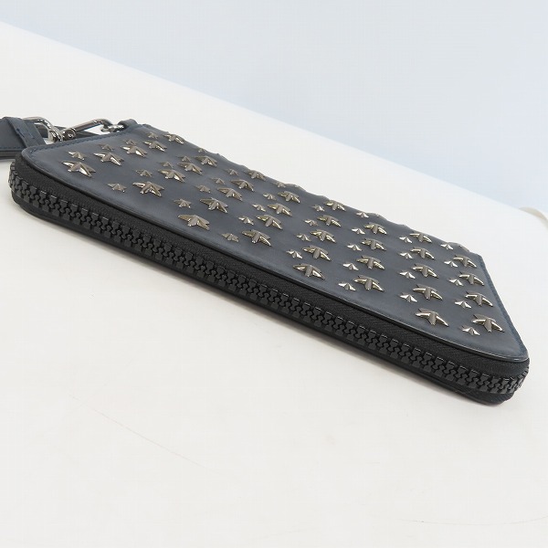 実際に弊社で買取させて頂いたJimmy Choo/ジミーチュウ スタースタッズ クラッチバッグの画像 3枚目