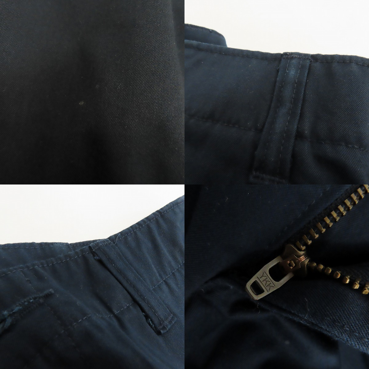 実際に弊社で買取させて頂いたDESCENDANT/ディセンダント ワンポイントパンツ ネイビー/2の画像 8枚目