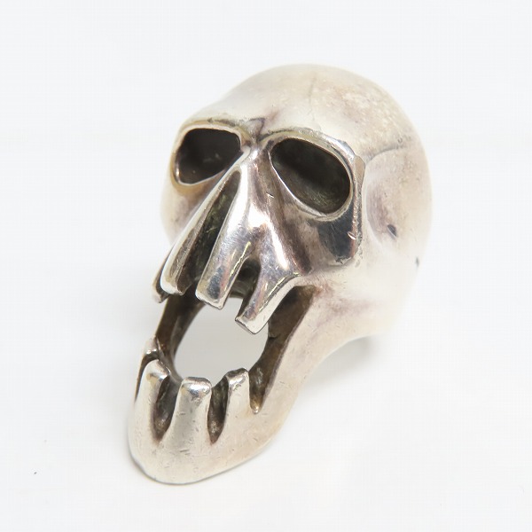 実際に弊社で買取させて頂いたCRAZY PIG/クレイジーピッグ マックススカルリング/15号