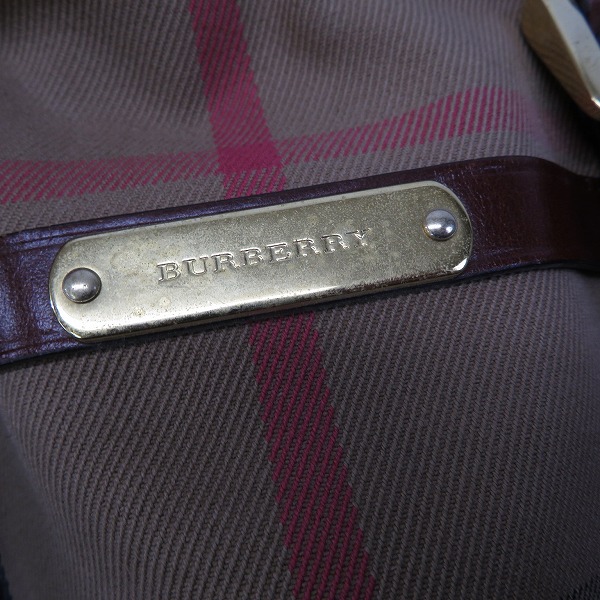 実際に弊社で買取させて頂いたBURBERRY/バーバリー オーチャード 2WAY ハンドバッグ 3853773の画像 6枚目