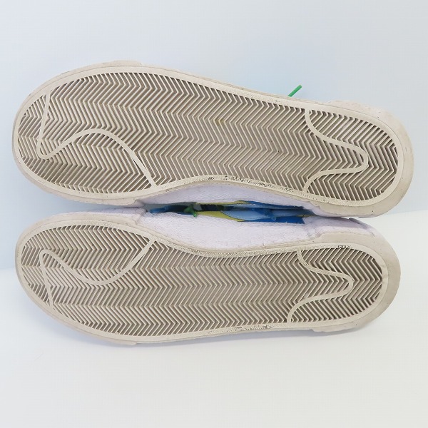 実際に弊社で買取させて頂いたKAWS×sacai×NIKE/カウズ×サカイ×ナイキ Blazer Low Neptune Blue DM7901-400/27.5の画像 2枚目