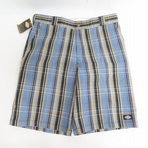 実際に弊社で買取させて頂いた【おまとめ品】Dickies/ディッキーズ MULTI USE POCKET SHORTS/マルチユーズ ポケット ショーツ/チェック柄 ハーフパンツ/38の画像 2枚目