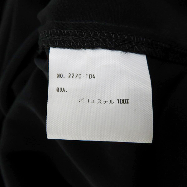 実際に弊社で買取させて頂いたLAD MUSICIAN/ラッドミュージシャン Long Shirt/ロングシャツ ブラック 2220-104/46の画像 3枚目