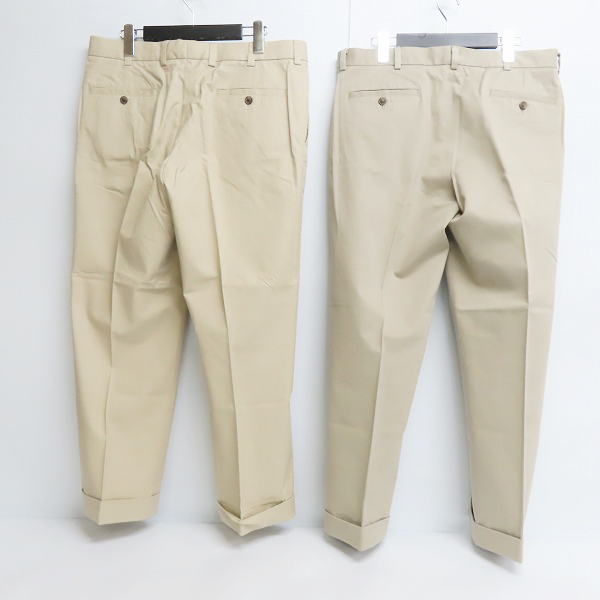 実際に弊社で買取させて頂いたBROOKS BROTHERS/ブルックスブラザーズ チノトラウザーズ/W34L34 2点セットの画像 1枚目