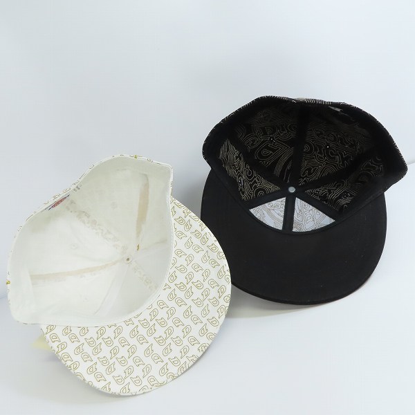 実際に弊社で買取させて頂いた(1)【未使用】Dickies/ディッキーズ キャップ ホワイト/ブラック L 2点セットの画像 2枚目