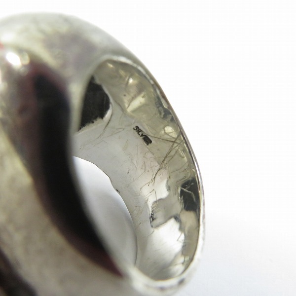 実際に弊社で買取させて頂いたTHIRTEEN DESIGNS/サーティーンデザインズ MAD SKULL RING/マッドスカル リング 18.5号の画像 5枚目