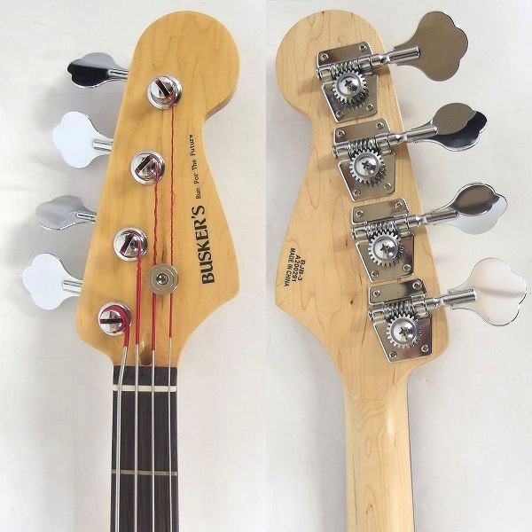 実際に弊社で買取させて頂いた★BUSKER'S/バスカーズ BJB-3 ジャズベース Type ソフトケース付の画像 2枚目