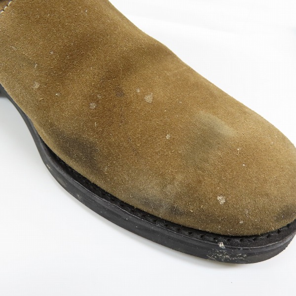 実際に弊社で買取させて頂いたBALMAIN/バルマン Buckled Suede Biker Boots/スウェードレザーエンジニアブーツ /41の画像 8枚目