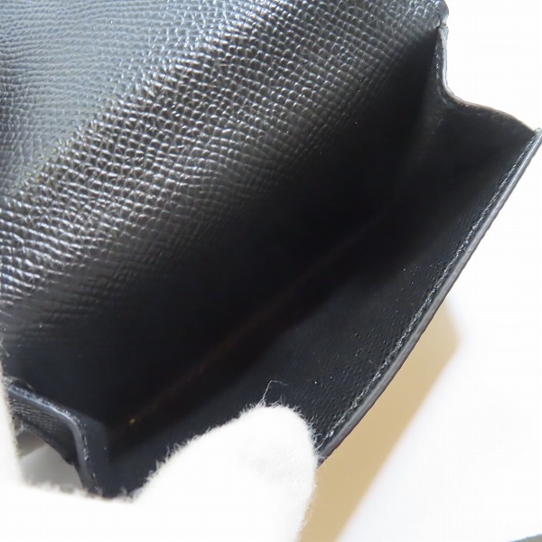 実際に弊社で買取させて頂いたBURBERRY/バーバリー 三つ折財布 ブラック 8017455の画像 6枚目