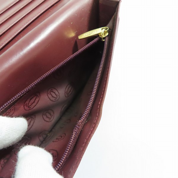 実際に弊社で買取させて頂いたCartier/カルティエ マストライン 二つ折り長財布の画像 5枚目