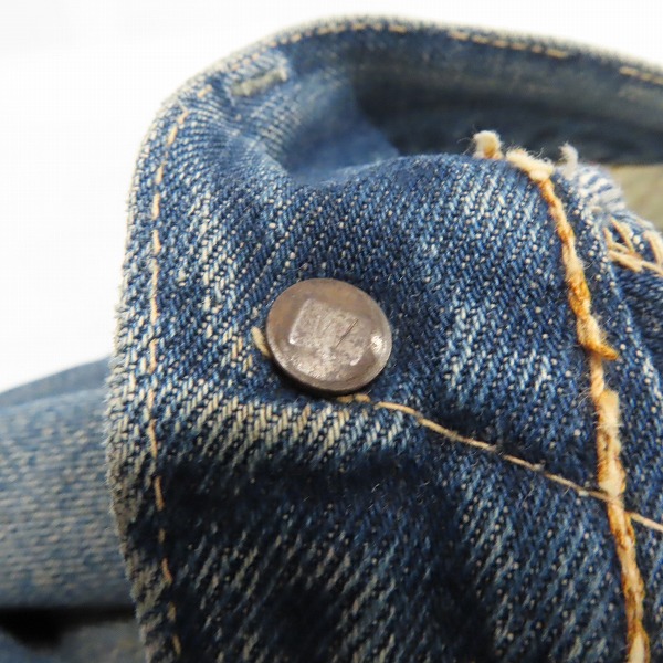 実際に弊社で買取させて頂いたLevis/リーバイス Aタイプ 501 刻印点々/Vステッチ ヴィンテージ デニムパンツの画像 5枚目