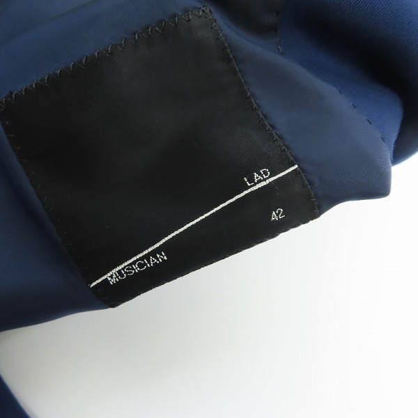 実際に弊社で買取させて頂いたLAD MUSICIAN/ラッドミュージシャン LAYERED SPENCER JACKET レイヤードテーラードジャケット 2215-304/42の画像 2枚目