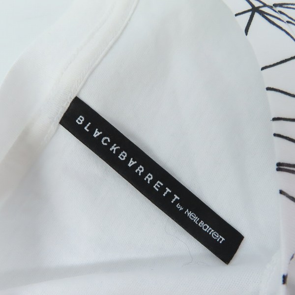 実際に弊社で買取させて頂いた【未使用含む】BLACKBARRETT by NEIL BARRETT/ブラックバレット バイ ニール バレット Tシャツ S 2点セットの画像 2枚目