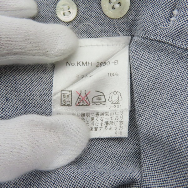 実際に弊社で買取させて頂いたMAISON KITSUNE/メゾンキツネ ボタンダウン オックスフォードシャツ/36の画像 3枚目