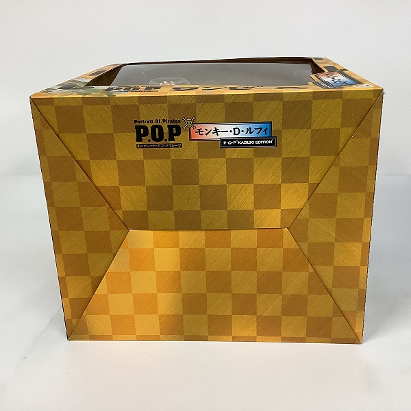 実際に弊社で買取させて頂いた未開封 メガハウス P.O.P/POP スーパー歌舞伎II ONE PIECE モンキー・D・ルフィ P.O.P KABUKI EDITIONの画像 3枚目
