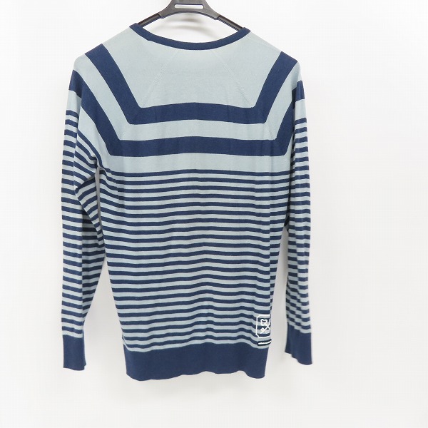 実際に弊社で買取させて頂いたuniform experiment×JOHNSMEDLEY/ユニフォームエクスペリメント×ジョンスメドレー ボーダー セーター UE-120118/Sの画像 1枚目