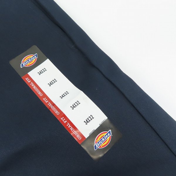 実際に弊社で買取させて頂いた【未使用】Dickies/ディッキーズ ワークパンツ/チノパン ダークネイビー 874DN/34の画像 5枚目