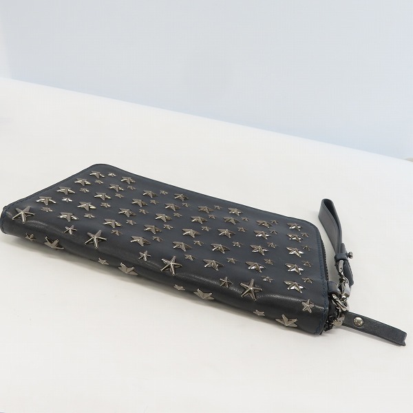 実際に弊社で買取させて頂いたJimmy Choo/ジミーチュウ スタースタッズ クラッチバッグの画像 2枚目