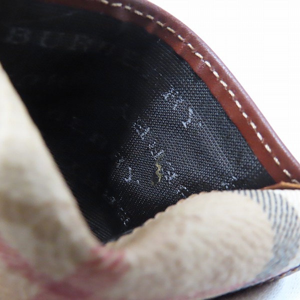 実際に弊社で買取させて頂いたBURBERRY/バーバリー ハウスチェック 小銭入れ/コインケースの画像 5枚目