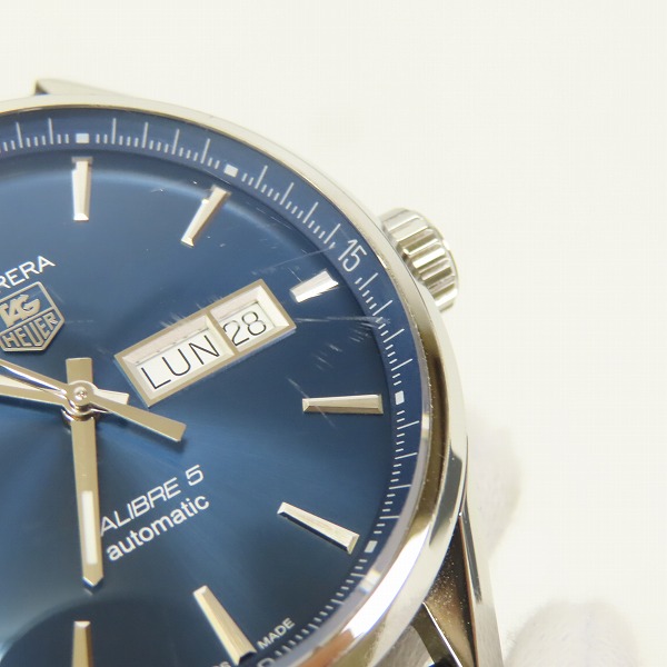 実際に弊社で買取させて頂いたTAG HEUER/タグ ホイヤー カレラ キャリバー5 デイデイト 自動巻き WAR201E.FC6292の画像 6枚目
